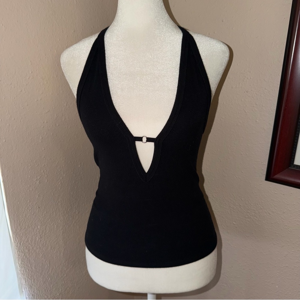 Joah Brown Plunge Racerback Tank